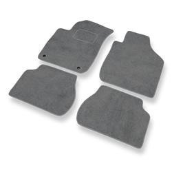 Velurové koberečky pro Kia Rio I (2000-2005) - autokoberece - rohožky - DGS Autodywan - šedá