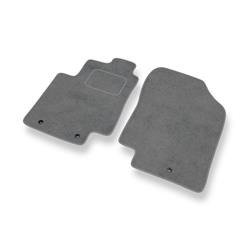 Velurové koberečky pro Kia Rio III (2011-2016) - autokoberece - rohožky - DGS Autodywan - šedá
