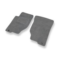 Velurové koberečky pro Kia Sorento I (2002-2009) - autokoberece - rohožky - DGS Autodywan - šedá