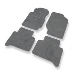 Velurové koberečky pro Kia Sportage I (1993-2004) - autokoberece - rohožky - DGS Autodywan - šedá