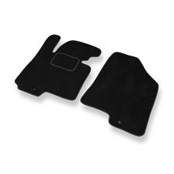 Velurové koberečky pro Kia Sportage III (2010-2016) - autokoberece - rohožky - DGS Autodywan - černá