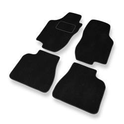 Velurové koberečky pro Lancia Lybra I (1999-2006) - autokoberece - rohožky - DGS Autodywan - černá