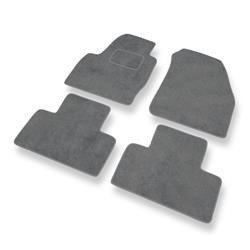 Velurové koberečky pro Land Rover Range Rover Evoque (2011-2018) - autokoberece - rohožky - DGS Autodywan - šedá
