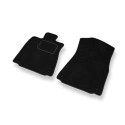 Velurové koberečky pro Lexus GS IV (2012-2020) - autokoberece - rohožky - DGS Autodywan - černá