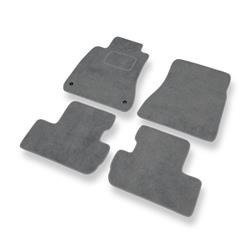 Velurové koberečky pro Lexus IS II XE20 (2005-2012) - autokoberece - rohožky - DGS Autodywan - šedá