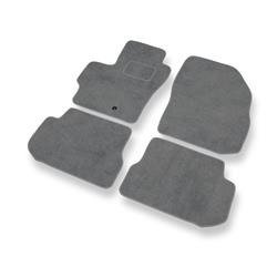 Velurové koberečky pro Mazda 3 I (2003-2009) - autokoberece - rohožky - DGS Autodywan - šedá
