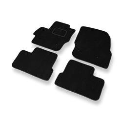 Velurové koberečky pro Mazda 3 II (2009-2014) - autokoberece - rohožky - DGS Autodywan - černá