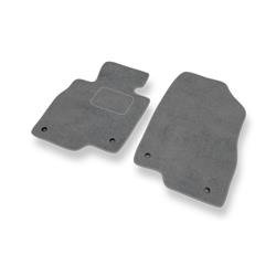 Velurové koberečky pro Mazda 3 III (2013-2019) - autokoberece - rohožky - DGS Autodywan - šedá