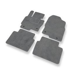Velurové koberečky pro Mazda CX-5 I (2012-2017) - autokoberece - rohožky - DGS Autodywan - šedá