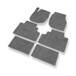 Velurové koberečky pro Mazda MPV II (1999-2006) - autokoberece - rohožky - DGS Autodywan - šedá