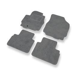 Velurové koberečky pro Mazda Tribute I (2000-2007) - autokoberece - rohožky - DGS Autodywan - šedá