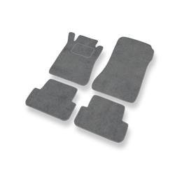 Velurové koberečky pro Mercedes-Benz CLK A209, C209 (2003-2009) - autokoberece - rohožky - DGS Autodywan - šedá