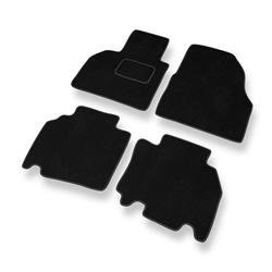 Velurové koberečky pro Mercedes-Benz Citan (2012-2021) - autokoberece - rohožky - DGS Autodywan - černá