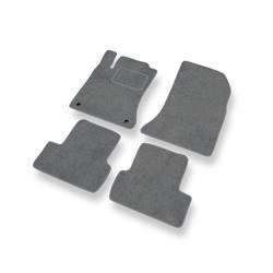 Velurové koberečky pro Mercedes-Benz GLA (2013-2019) - autokoberece - rohožky - DGS Autodywan - šedá