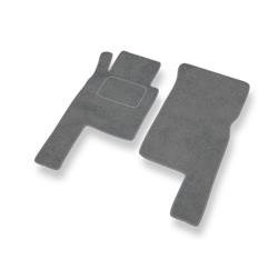 Velurové koberečky pro Mercedes-Benz Třída G W463 (3 dveře) (1990-2018) - autokoberece - rohožky - DGS Autodywan - šedá