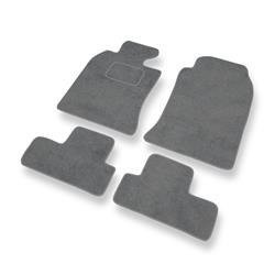 Velurové koberečky pro Mini Cabrio I (2004-2009) - autokoberece - rohožky - DGS Autodywan - šedá