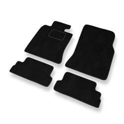 Velurové koberečky pro Mini Cabrio II (2009-2015) - autokoberece - rohožky - DGS Autodywan - černá