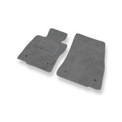 Velurové koberečky pro Mini Hatch III (2013-....) - autokoberece - rohožky - DGS Autodywan - šedá