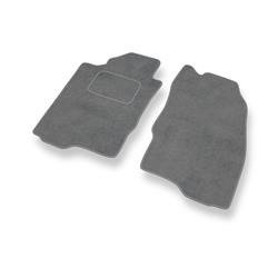 Velurové koberečky pro Mitsubishi Galant VIII (1996-2006) - autokoberece - rohožky - DGS Autodywan - šedá