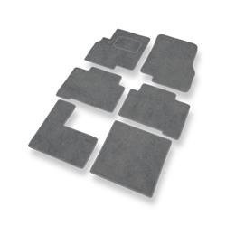 Velurové koberečky pro Mitsubishi Grandis (2003-2011) - autokoberece - rohožky - DGS Autodywan - šedá