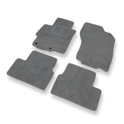 Velurové koberečky pro Mitsubishi Lancer VIII (2007-2016) - autokoberece - rohožky - DGS Autodywan - šedá