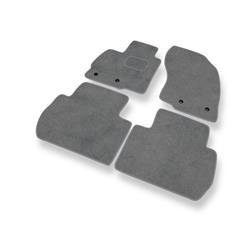 Velurové koberečky pro Mitsubishi Outlander III (2012-2021) - autokoberece - rohožky - DGS Autodywan - šedá