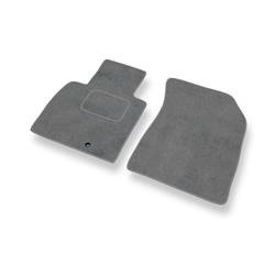 Velurové koberečky pro Nissan Micra IV (2010-2017) - autokoberece - rohožky - DGS Autodywan - šedá