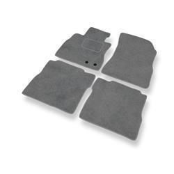 Velurové koberečky pro Nissan Note E12 (2013-2016) - autokoberece - rohožky - DGS Autodywan - šedá