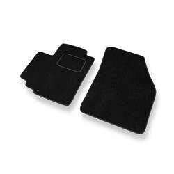 Velurové koberečky pro Nissan Pixo (2008-2013) - autokoberece - rohožky - DGS Autodywan - černá