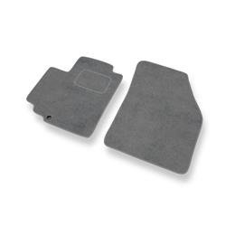 Velurové koberečky pro Nissan Pixo (2008-2013) - autokoberece - rohožky - DGS Autodywan - šedá