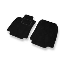 Velurové koberečky pro Nissan Tiida I C11 (2004-2012) - autokoberece - rohožky - DGS Autodywan - černá