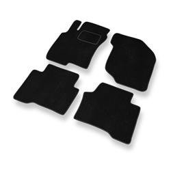 Velurové koberečky pro Nissan X-trail I (2001-2007) - autokoberece - rohožky - DGS Autodywan - černá