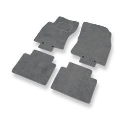Velurové koberečky pro Nissan X-trail III (2013-2022) - autokoberece - rohožky - DGS Autodywan - šedá