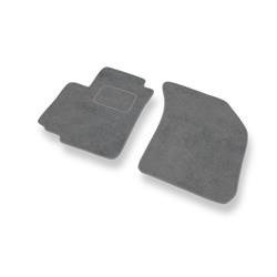 Velurové koberečky pro Opel Agila B (2008-2014) - autokoberece - rohožky - DGS Autodywan - šedá