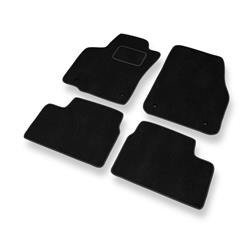 Velurové koberečky pro Opel Astra H (2004-2012) - autokoberece - rohožky - DGS Autodywan - černá
