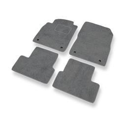 Velurové koberečky pro Opel Astra J (2009-2019) - autokoberece - rohožky - DGS Autodywan - šedá