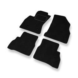 Velurové koberečky pro Opel Combo D (2011-2018) - autokoberece - rohožky - DGS Autodywan - černá