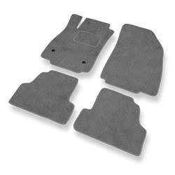 Velurové koberečky pro Opel Mokka (2012-2019) - autokoberece - rohožky - DGS Autodywan - šedá