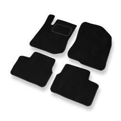 Velurové koberečky pro Peugeot 2008 (2013-2019) - autokoberece - rohožky - DGS Autodywan - černá