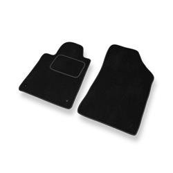 Velurové koberečky pro Peugeot 407 (2004-2011) - autokoberece - rohožky - DGS Autodywan - černá