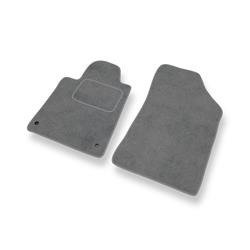 Velurové koberečky pro Peugeot 407 (2004-2011) - autokoberece - rohožky - DGS Autodywan - šedá