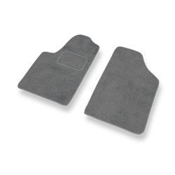 Velurové koberečky pro Peugeot Partner I (1997-2010) - autokoberece - rohožky - DGS Autodywan - šedá