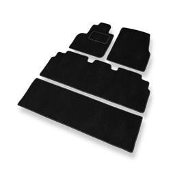 Velurové koberečky pro Renault Grand Espace IV (2003-2014) - autokoberece - rohožky - DGS Autodywan - černá