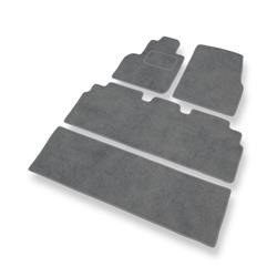 Velurové koberečky pro Renault Grand Espace IV (2003-2014) - autokoberece - rohožky - DGS Autodywan - šedá