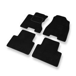 Velurové koberečky pro Renault Koleos I (2008-2015) - autokoberece - rohožky - DGS Autodywan - černá