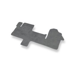 Velurové koberečky pro Renault Master IV (1+1) (2010-....) - autokoberece - rohožky - DGS Autodywan - šedá