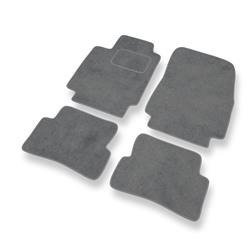 Velurové koberečky pro Renault Modus I (2004-2012) - autokoberece - rohožky - DGS Autodywan - šedá