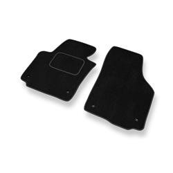 Velurové koberečky pro SEAT Altea I (2004-2015) - autokoberece - rohožky - DGS Autodywan - černá