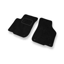 Velurové koberečky pro SEAT Leon I (1998-2006) - autokoberece - rohožky - DGS Autodywan - černá