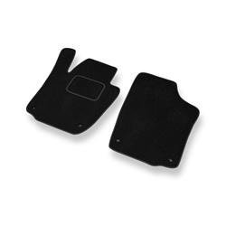 Velurové koberečky pro SEAT Toledo IV (2012-2018) - autokoberece - rohožky - DGS Autodywan - černá